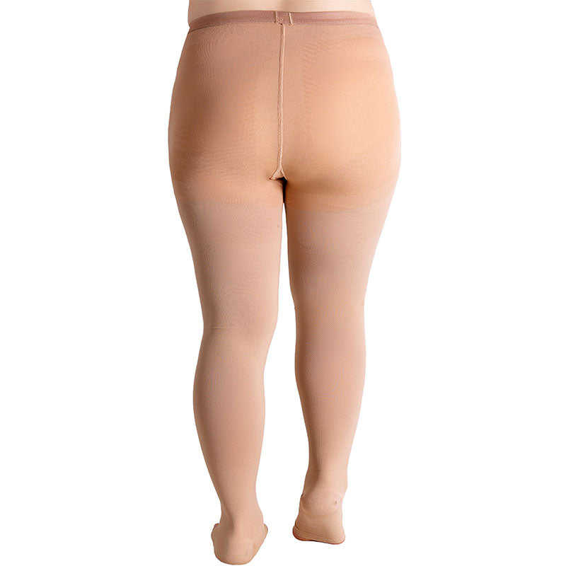 MX Care Compression Stockings 20-30mmHg Leggings for Swelling & Tired Legs, Travel Support Open-toe Style Pantyhose Waist length for Women Speed-up Circulation & Recovery, Reduces Varicose Veins