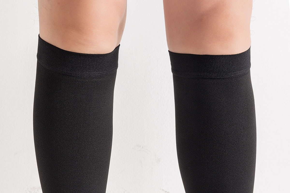 Compression Stocking Knee High – Open Toe Style - Image 2