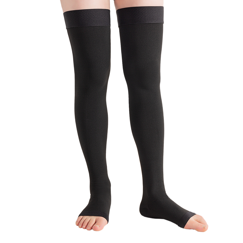 Compression Stocking Thigh High – Open Toe